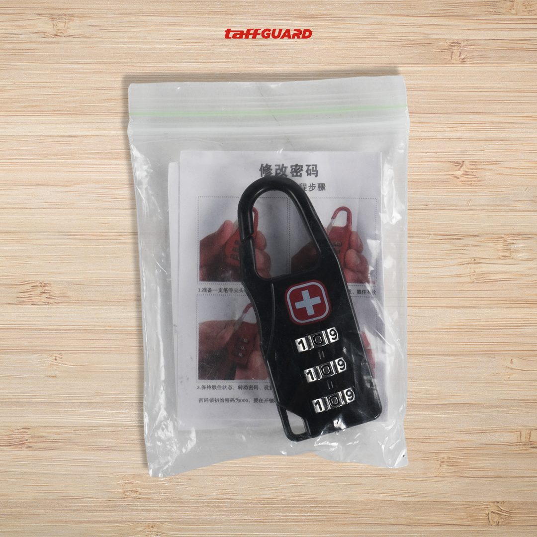 Gambar produk TaffGUARD Swiss Gembok Koper Kode Kombinasi Angka - 104