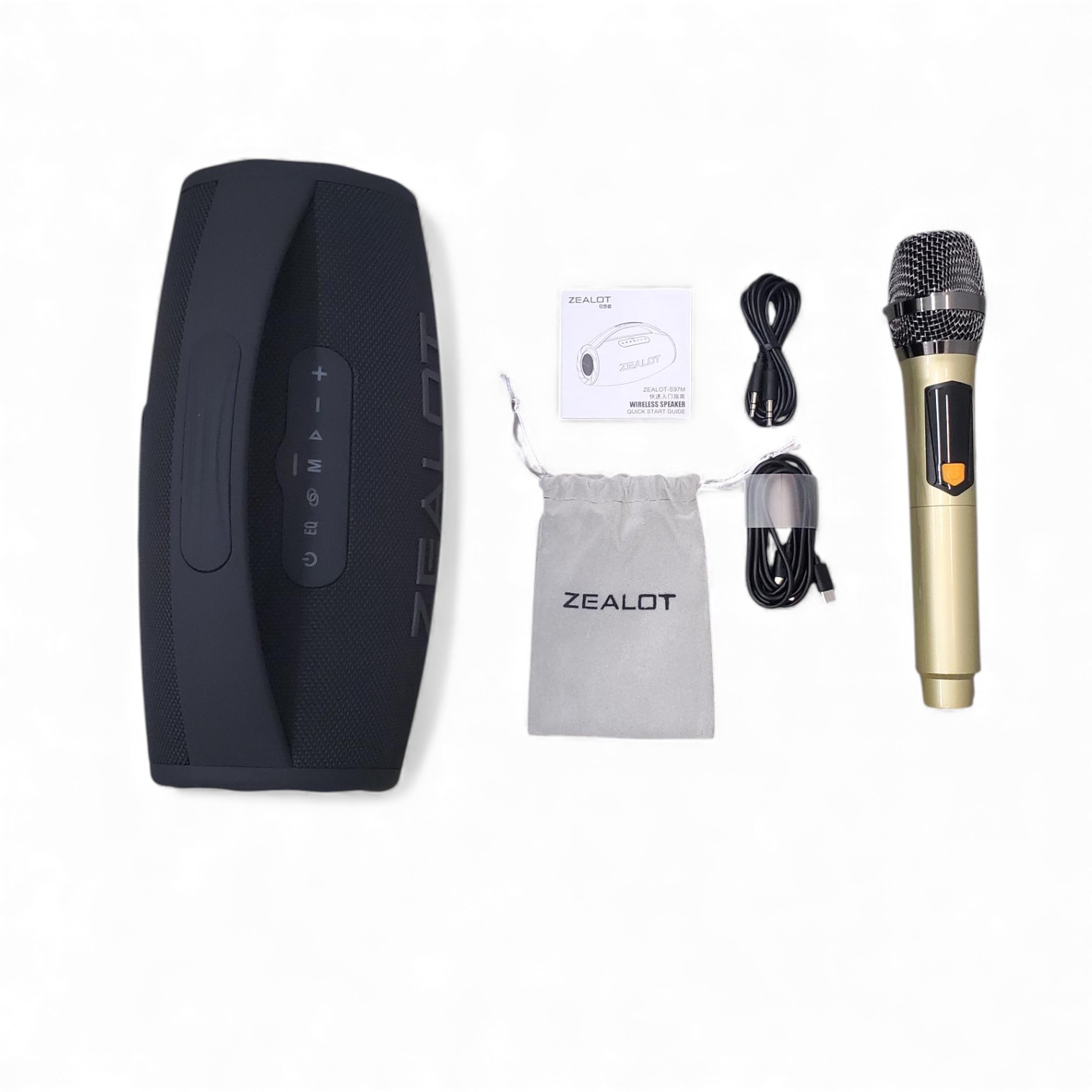 Gambar produk ZEALOT Speaker Bluetooth Portable Subwoofer Dual Pairing 16000mAh - S97M