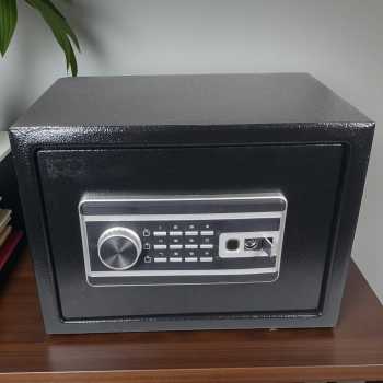 Gambar produk TEDEY Kotak Brankas Dokumen Safe Deposit Box Fingerprint 35x25x25cm - SB05