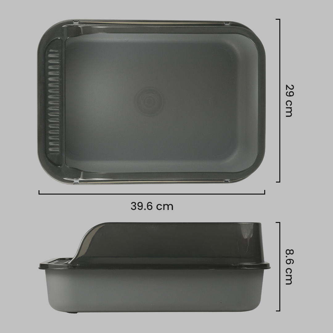 Gambar produk OPTICO Cat Litter Box High Side Detachable Bak Pasir Kucing - OP-12