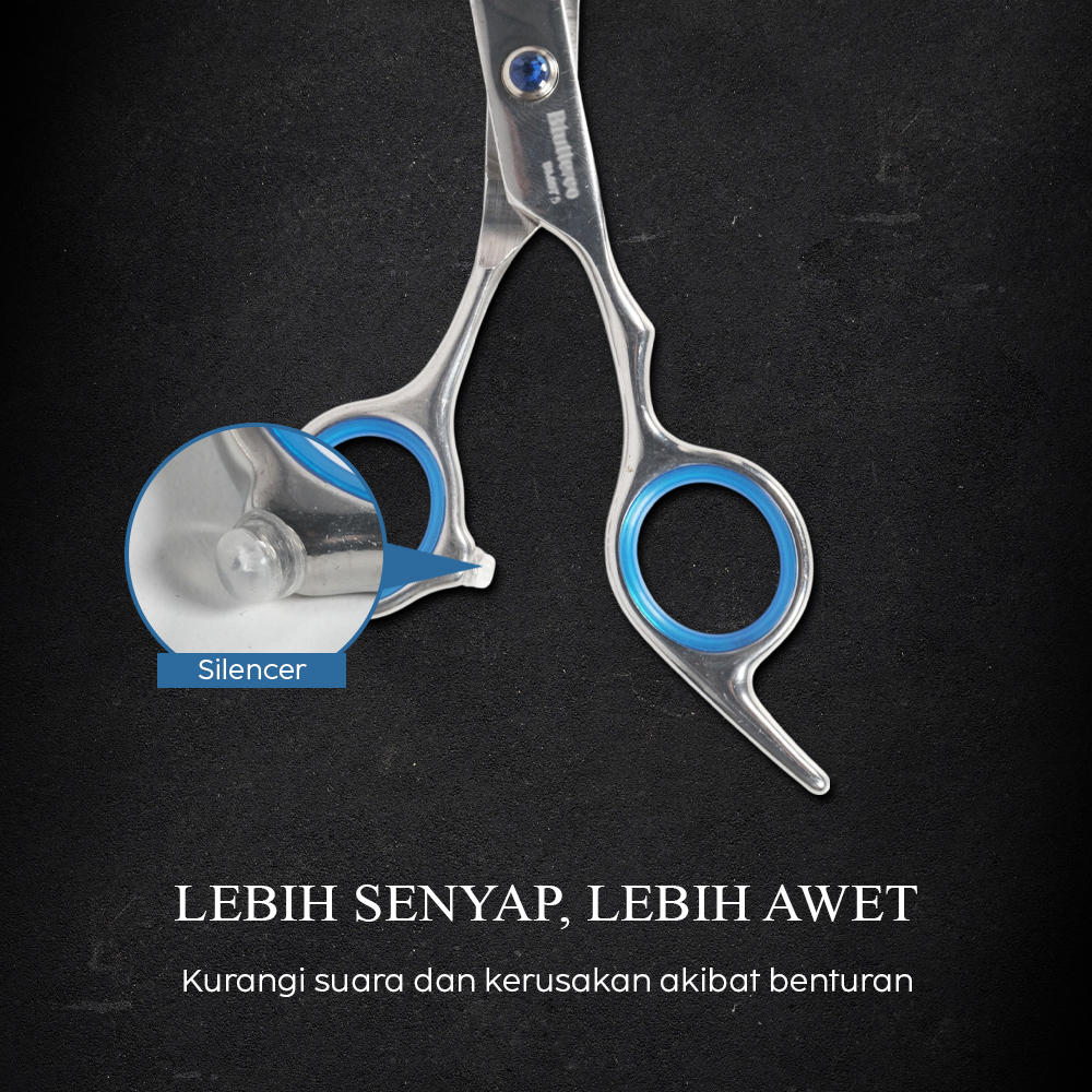 Gambar produk Biutte.co Set Gunting Rambut 7in1 Buffing Stainless Steel 4Cr13 - SM675