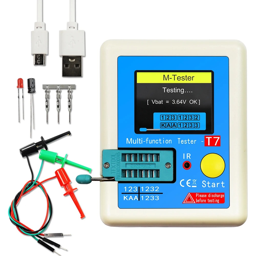 DoTek ESR Meter Multifunctional Transistor Tester Resistance Thyristor - LCR-T7 Gambar produk DoTek ESR Meter Multifunctional Transistor Tester Resistance Thyristor - LCR-T7