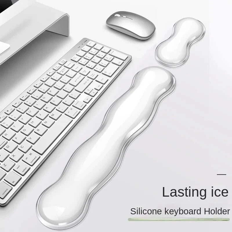Gambar produk KEPUTA Sandaran Tangan Keyboard Wrist Rest Cool Silicone Gel - KP-36