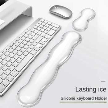 Gambar produk KEPUTA Sandaran Tangan Keyboard Wrist Rest Cool Silicone Gel - KP-36