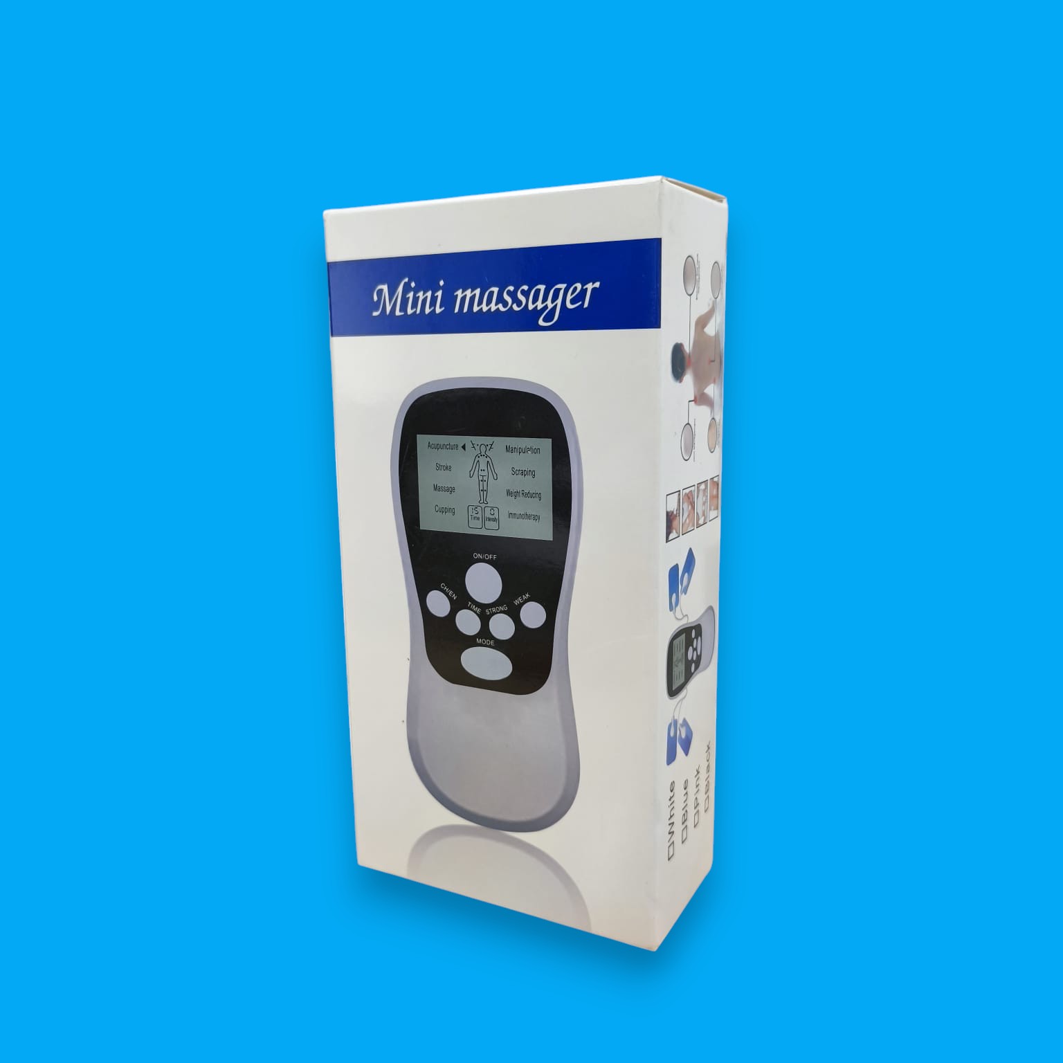 TENS Alat Pijat Elektrik Mini Terapi Otot Massage Pads with 4 Patches - SC-659 Gambar produk TENS Alat Pijat Elektrik Mini Terapi Otot Massage Pads with 4 Patches - SC-659