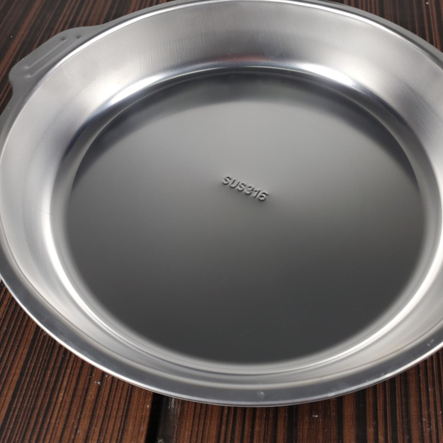 Aihogard Loyang Nampan Bulat Baking Pan Stainless Steel 316 26x18x4cm - AG55 Gambar produk Aihogard Loyang Nampan Bulat Baking Pan Stainless Steel 316 26x18x4cm - AG55