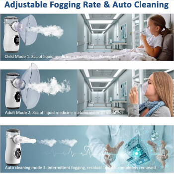 Gambar produk Fitconn Alat Terapi Pernapasan Mesh Nebulizer Portable Inhaler - MY-135B