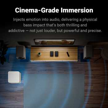 Gambar produk Fosi Audio Active Speaker Subwoofer HiFi 10 Inch Driver Smart DSP 500W - SW10