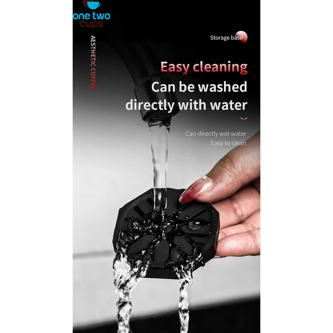 Gambar produk One Two Cups Puck Screen Holder Storage Base Tempat Penyimpanan Filter - B-51