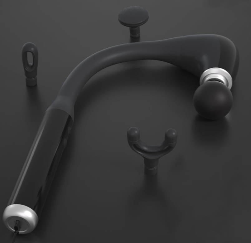 Gambar produk PASSCOOL Alat Pijat Elektrik Punggung Tangan Massage Muscle Gun Handle - PL09