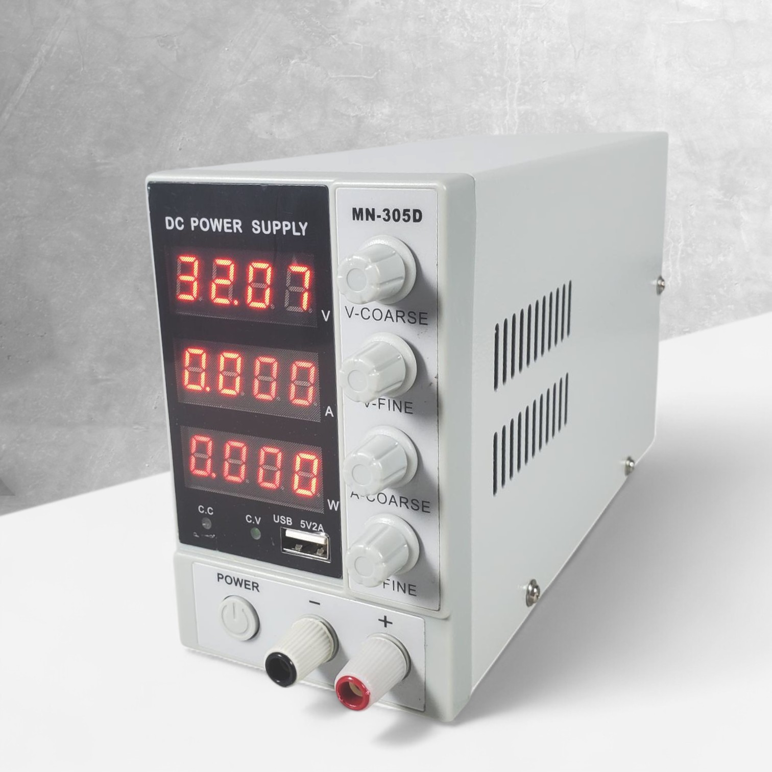 WEILI Adjustable Power Supply 4 Digit Display DC Stabilized 30V 5A - MN-305D Gambar produk WEILI Adjustable Power Supply 4 Digit Display DC Stabilized 30V 5A - MN-305D