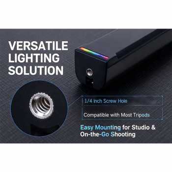 Gambar produk LIYADI Lampu Studio Tube Light Stick RGBW 24 Mode OLED 5200mAh 24W - C2