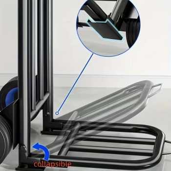 Gambar produk HAOTOOLS Troli Barang Lipat Foldable Trolley Telescopic Rubber Wheels - HT-28