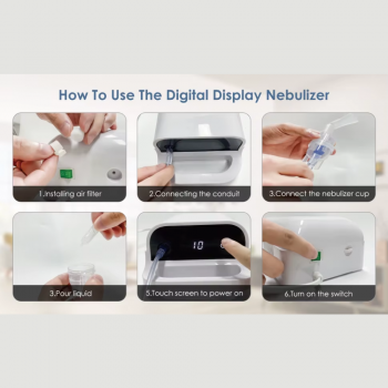 Gambar produk CNB Alat Terapi Pernapasan Compressor Nebulizer Inhaler Atomizer - 69009