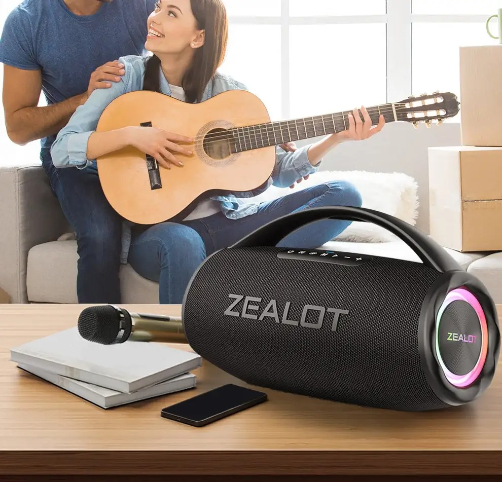 Gambar produk ZEALOT Speaker Bluetooth Portable Subwoofer Dual Pairing 16000mAh - S97M