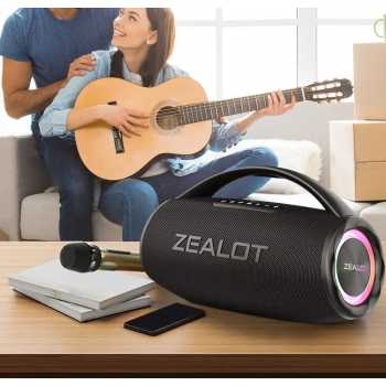 Gambar produk ZEALOT Speaker Bluetooth Portable Subwoofer Dual Pairing 16000mAh - S97M