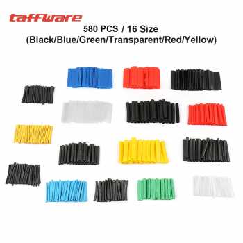 Gambar produk Taffware Selongsong Pelapis Kabel Insulasi Heat Shrink Tube 580 PCS - E001-M011