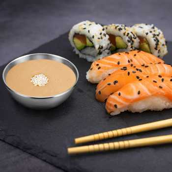 ALRY Mangkuk Bumbu Saus Stainless Steel Western Seasoning Bowl - YX-304