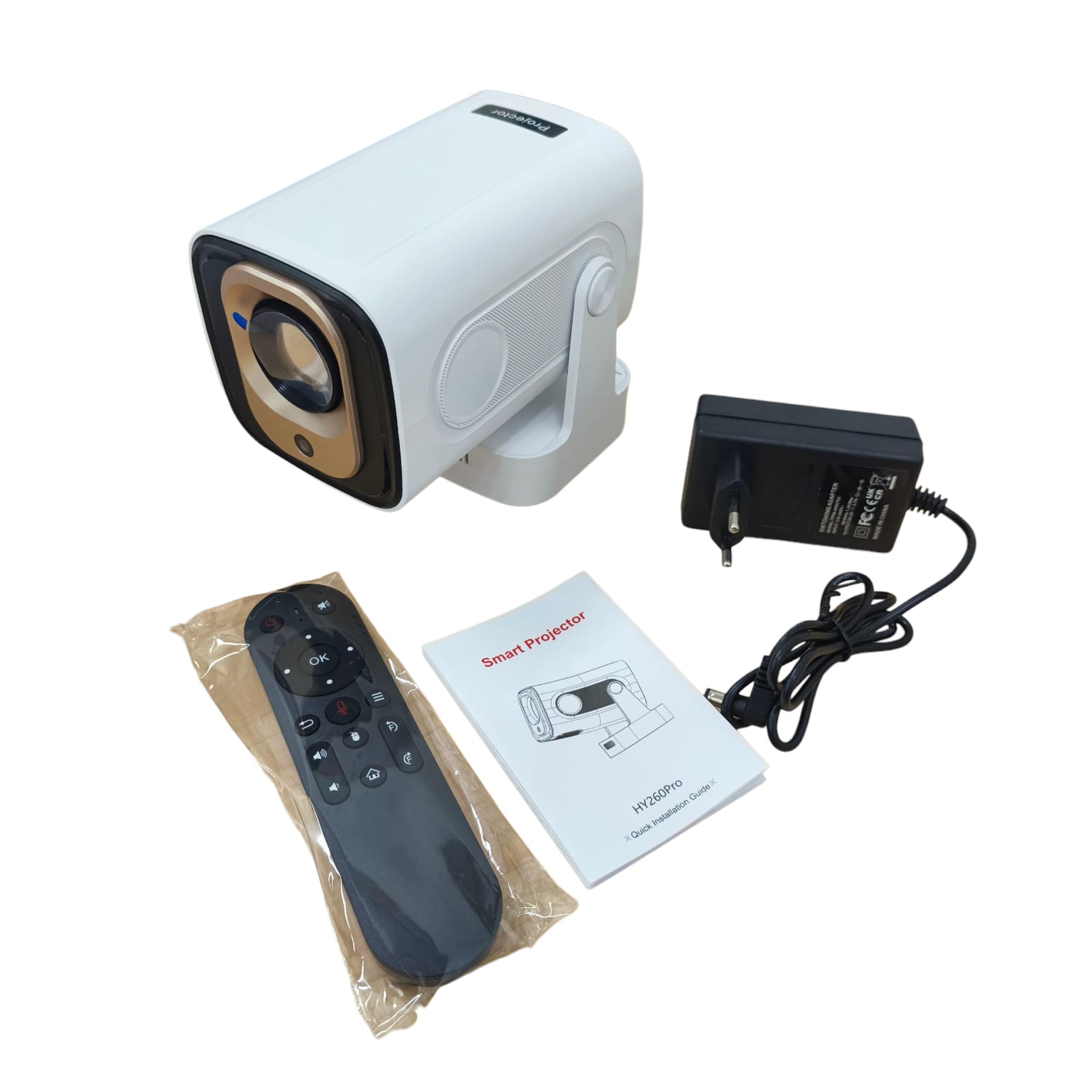 Woopker Proyektor Mini Portable Android 11 WiFi Bluetooth 330 ANSI - HY260Pro Gambar produk Woopker Proyektor Mini Portable Android 11 WiFi Bluetooth 330 ANSI - HY260Pro