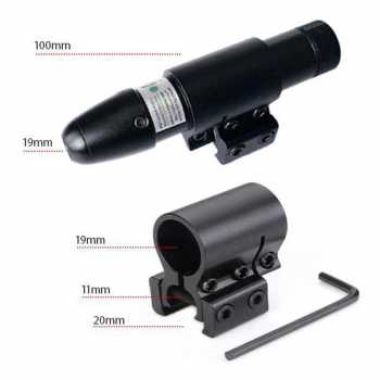 Gambar produk SNOKEY Laser Stick Billiard Pool Snooker Sight Cue Pointer 300mAh Beam Green Light - SN-300