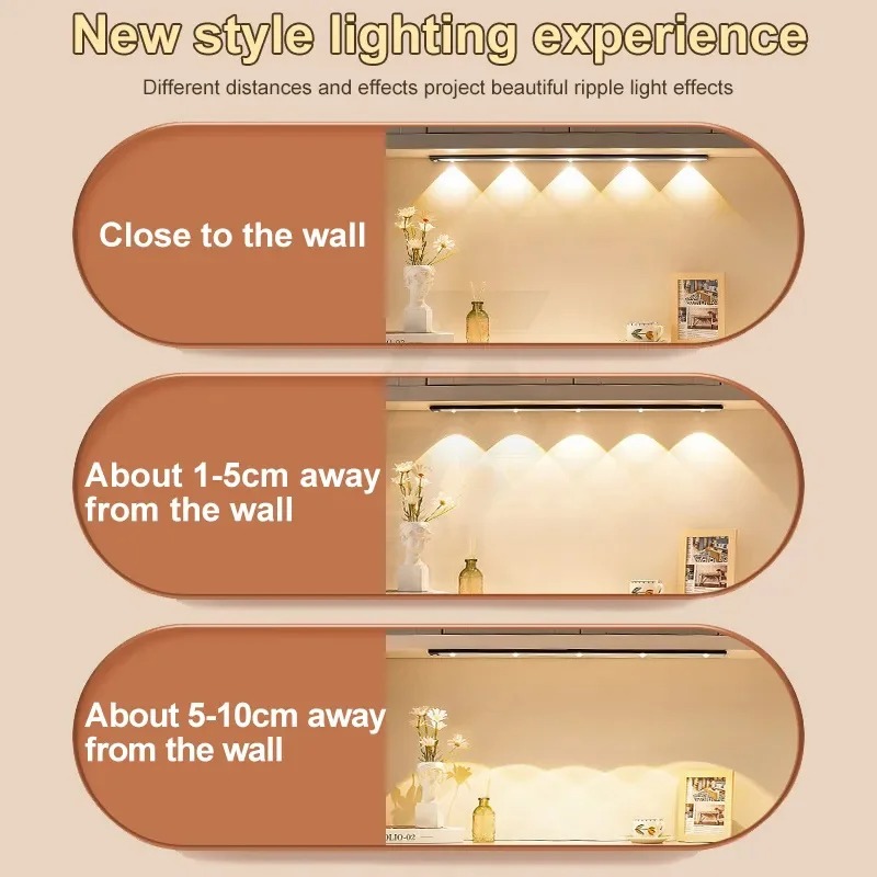 SUNLY Lampu Tempel Magnetic LED 3in1 Color Sensor Light Rechargeable 40cm - S11 Gambar produk SUNLY Lampu Tempel Magnetic LED 3in1 Color Sensor Light Rechargeable 40cm - S11