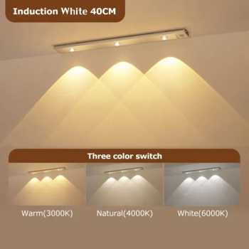 Gambar produk SUNLY Lampu Tempel Magnetic LED 3in1 Color Sensor Light Rechargeable 40cm - S11