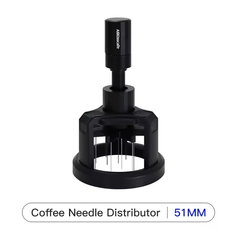 ALIKISSCAFE Stirrer Distribusi Kopi Espresso WDT Barista 10 Needle 51mm - AK-325 Gambar produk ALIKISSCAFE Stirrer Distribusi Kopi Espresso WDT Barista 10 Needle 51mm - AK-325