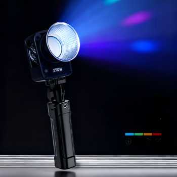 Gambar produk LIYADI Lampu Studio Fotografi COB RGBW TFT Display 150W with Battery