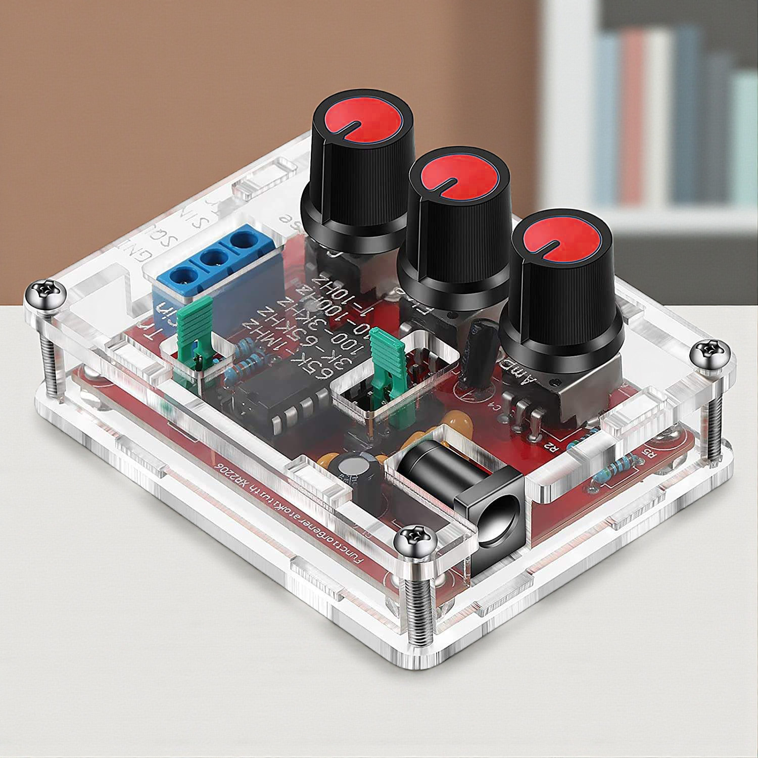 Gaqqee Signal Generator DIY Kit Sine Triangle Square Waves 1Hz 1MHz - XR2206 Gambar produk Gaqqee Signal Generator DIY Kit Sine Triangle Square Waves 1Hz 1MHz - XR2206
