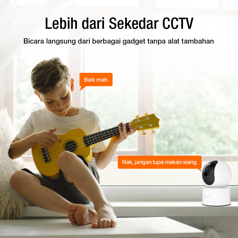Gambar produk Xiaomi Kamera CCTV Smart Google Home Alexa 360 Rotation Full HD - C200