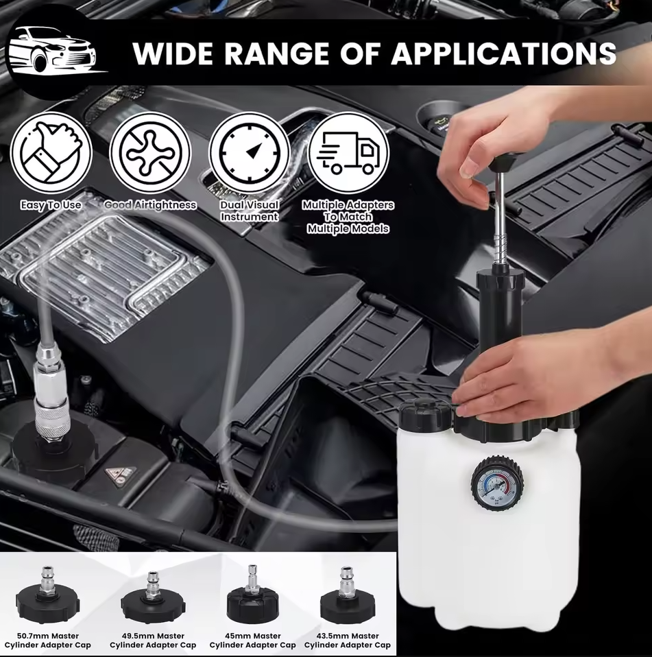 Gambar produk CHIGE Alat Pengganti Minyak Rem Mobil Vacuum Brake Fluid Pump 1 Set 3L - CH56