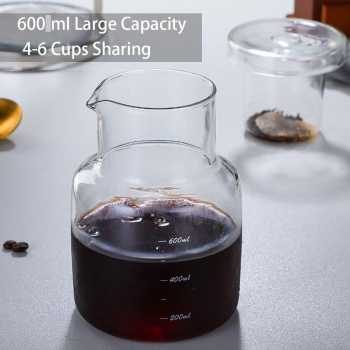 Gambar produk EAKOERS Cold Brew Coffee Maker Classic Ice Dripper Coffee Pot 600ml - AO865