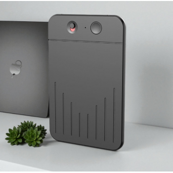 VKTECH Perekam Suara Cerdas Dual Tombol AI Voice Recorder Transcribe - A3V