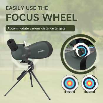Gambar produk SVBONY Teleskop Spotting Scope Birding Photography 25-75X with Tripod - SV28