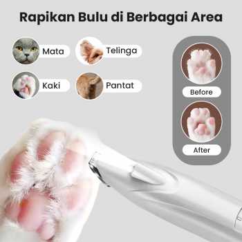 Gambar produk HWY Alat Cukur Bulu Kaki Hewan Elektrik Shaving Trimmer Pet 400mAh - H-400
