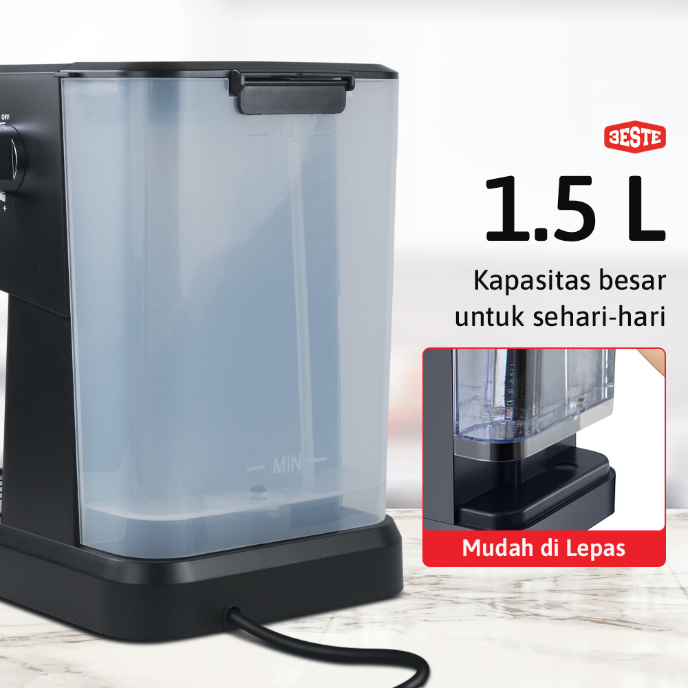 Trieste Mesin Kopi Espresso Coffee Maker 20 Bar 850W 1.5L - CM3020 Gambar produk Trieste Mesin Kopi Espresso Coffee Maker 20 Bar 850W 1.5L - CM3020