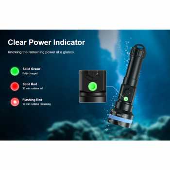 Gambar produk XTAR Senter Selam Diving Flashlight LED High Beam IPX8 2800 Lumens - D26 2800