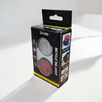 Gambar produk LIDS Lampu Sepeda Depan Belakang LED Rechargeable Waterproof 1 Set - ZH-068