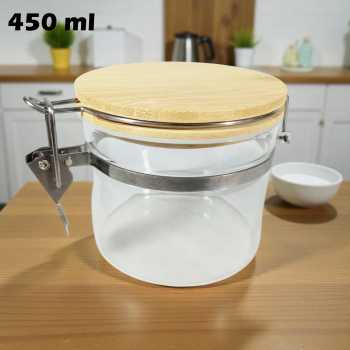 BARELLI Toples Kaca Penyimpanan Makanan Kedap Udara Buckle Storage Jar - BR100