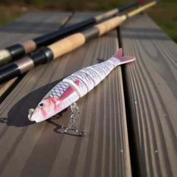 Gambar produk GOBAIT Umpan Pancing Ikan Lifelike Fish Bait Lure 8 Section 9cm 5g - GB-95