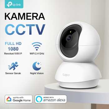 Gambar produk TP-LINK IP Camera CCTV 1080P Night Vision Pan Tilt - Tapo C200