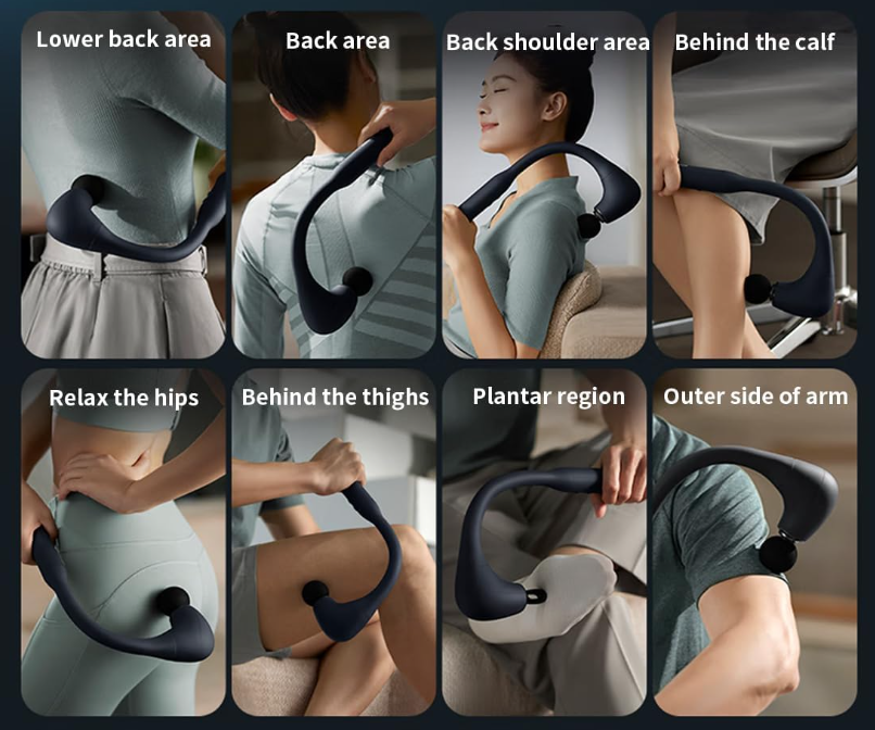 Gambar produk PASSCOOL Alat Pijat Elektrik Punggung Tangan Massage Muscle Gun Handle - PL09