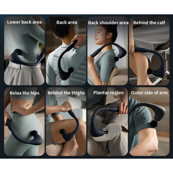 Gambar produk PASSCOOL Alat Pijat Elektrik Punggung Tangan Massage Muscle Gun Handle - PL09