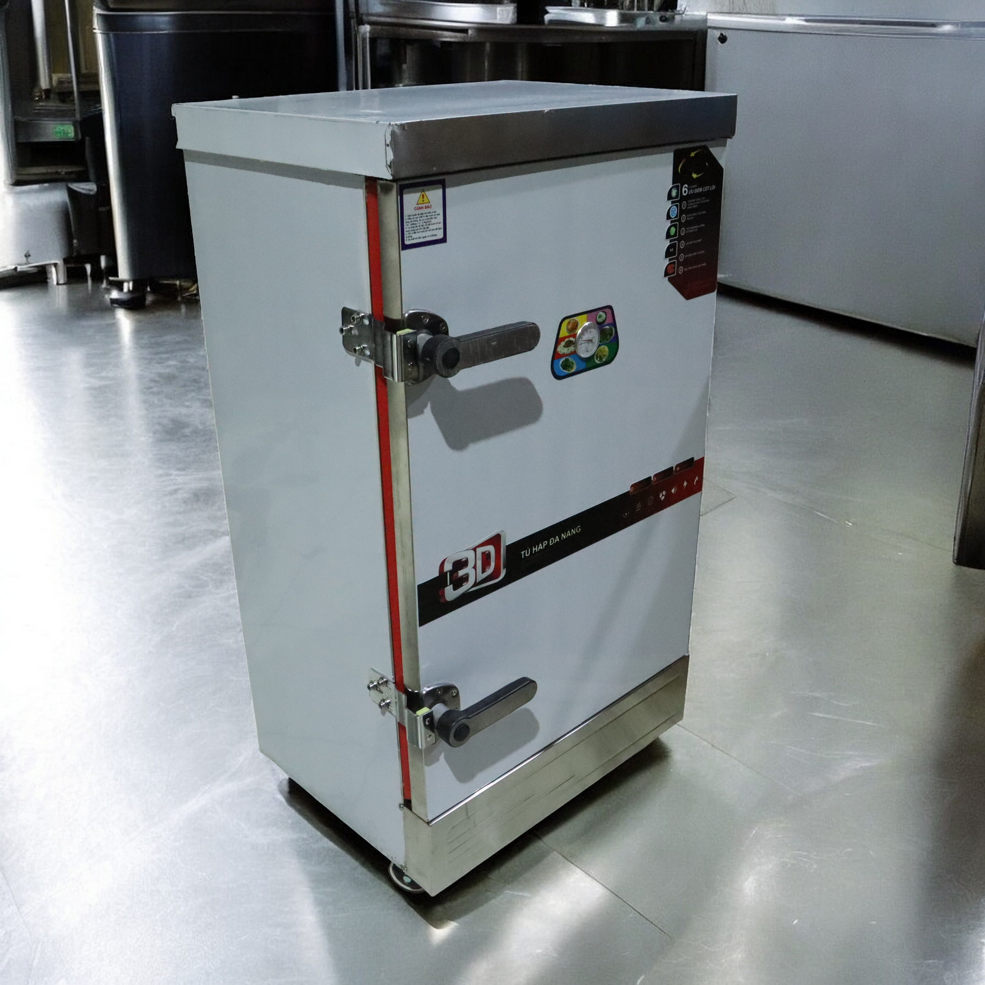 Gambar produk Menshi Mesin Steamer Nasi Rice Steaming Cabinet 10 Tray 150People 12kW - MS-150