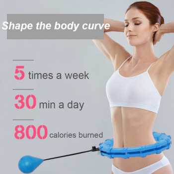 Gambar produk RUNASK Alat Fitness Cincin Pelangsing Hula Hoop Waist Adjustable - RK013