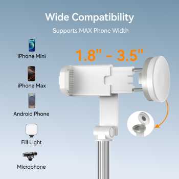 Gambar produk TELESIN Tripod HP Tongsis Monopod Bluetooth Remote Adjustable 1.3M - P1-TSS-001