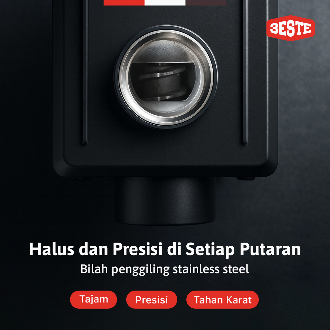 Gambar produk Trieste Alat Penggiling Biji Kopi Elektrik Coffee Bean Grinder 250g Plastic Cup - N800