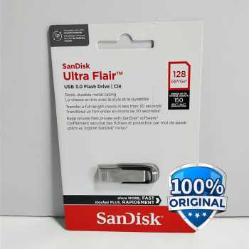 Gambar produk SanDisk Ultra Flair Flashdisk USB 3.0 128GB - SDCZ73