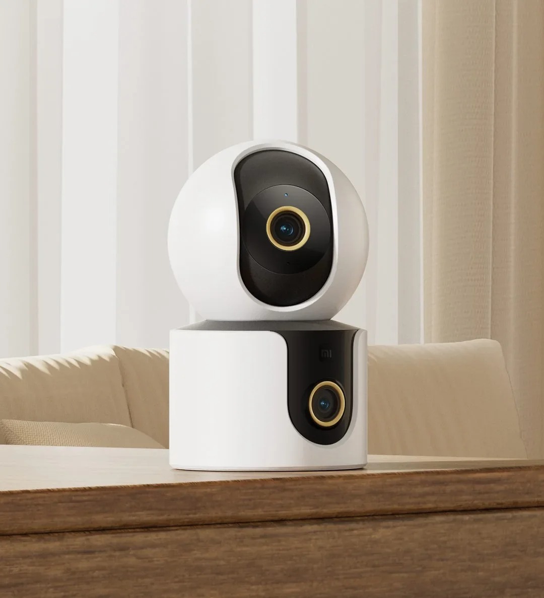 Xiaomi Kamera CCTV Dual Lens PTZ 360 Degree AI Detection WiFi 6 4MP - C500 Gambar produk Xiaomi Kamera CCTV Dual Lens PTZ 360 Degree AI Detection WiFi 6 4MP - C500