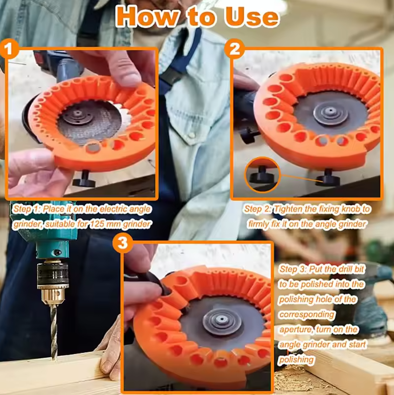 Vixplorn Alat Asah Mata Bor Drill Grinder Bit Sharpener Tools 24 Holes - VX-10 Gambar produk Vixplorn Alat Asah Mata Bor Drill Grinder Bit Sharpener Tools 24 Holes - VX-10